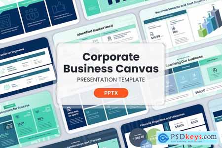 Corporate Business Canvas - Powerpoint Templates