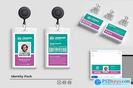 Identity Pack ( Id Card - Business Card - Email )