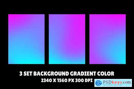 Gradient colorful set background wave 7RFGTJR