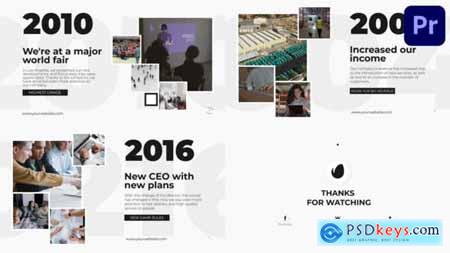 Clean Corporate Timeline Presentation for Premiere Pro 48697246