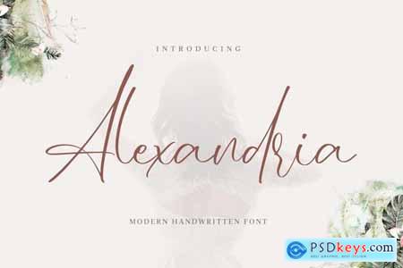 Alexandria - Handwritten Script
