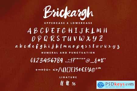 Brickargh - Handwritten Script fonts