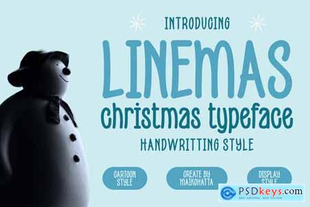 Linemas - Christmas Typeface
