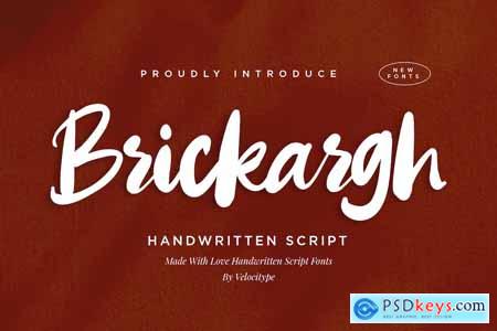 Brickargh - Handwritten Script fonts