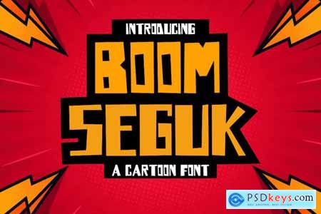 Boom Seguk -Cartoon Font