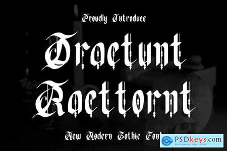 Dractunt Racttornt - Gothic Font
