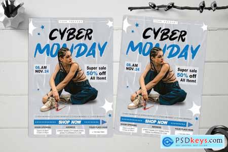 Cyber Monday Flyer XKB3X7D