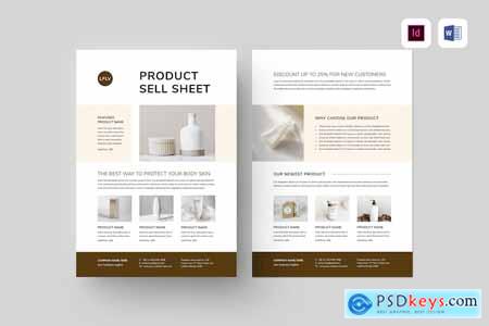 Product Sell Sheet