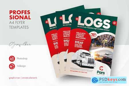 Logistics Flyer Templates