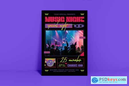 Music Night Party Flyer