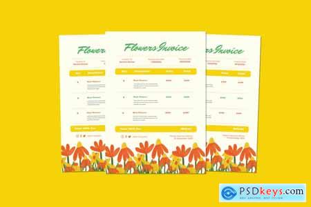 Flowers Shop Invoice