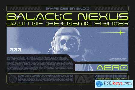 Aeronixsa - Futuristic Font