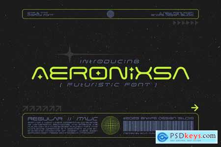 Aeronixsa - Futuristic Font