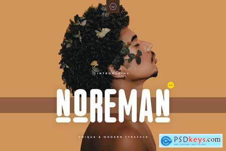 Noreman - Unique Display Typeface