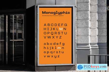 Monoglyphic - Clean Monospace Typeface