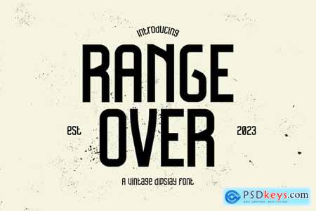 Range Over - Vintage Modern Font