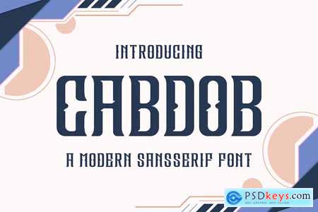 Cabdob Sans Serif Font