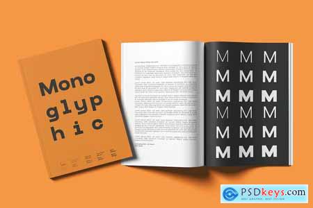 Monoglyphic - Clean Monospace Typeface