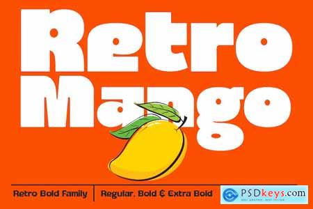 Retro Mango - Retro Bold Family