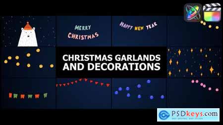Christmas Garlands and Decorations FCPX 48813627