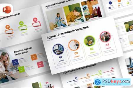 Agenda Infographic PowerPoint Template