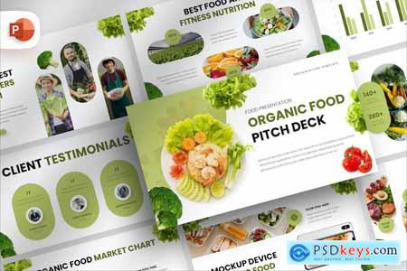 Organic Food Pitch Deck PowerPoint Template
