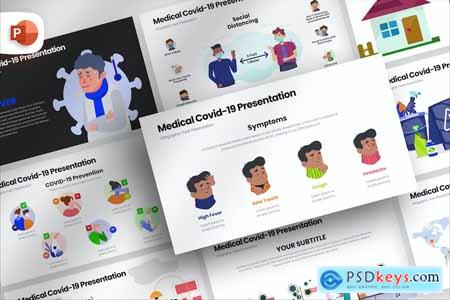 Medical Covid-19 Infographic PowerPoint Template
