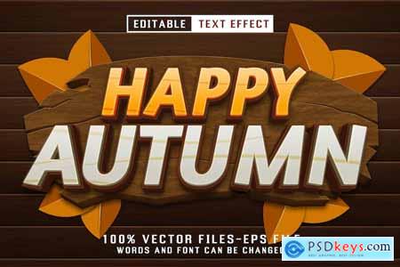 Autumn Editable Text Effect QCJNCJN