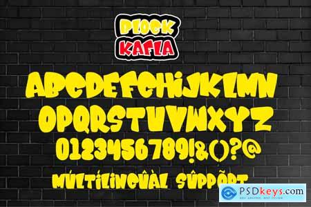 Block Kafla - Bold Cartoon Font