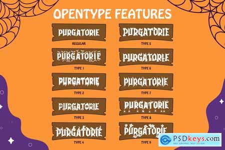 Purgatorie - Halloween Font