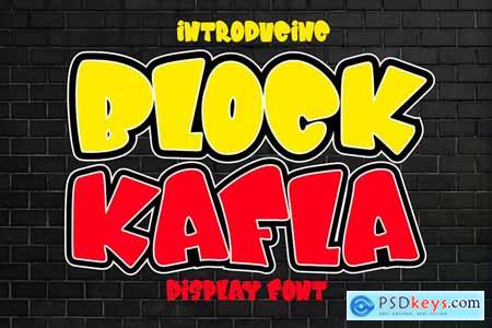 Block Kafla - Bold Cartoon Font