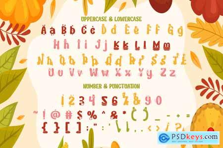 Joyful Turkey - Display Thanksgiving Font