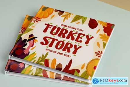 Joyful Turkey - Display Thanksgiving Font