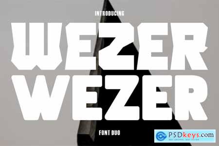 Wezer  Display Bold Font Duo