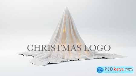 Christmas logo hidden under a white cloth 48937394