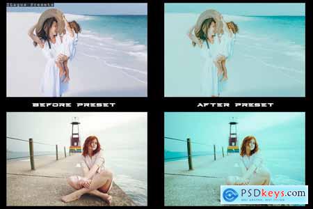 Island Blue 4 Lightroom Presets Mobile & Desktop