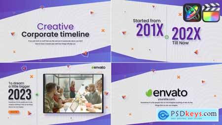Creative Corporate Timeline Slideshow for FCPX 48914430