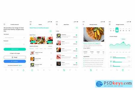 Nutrition, Healthy Food, Diet Meals & Recipes App