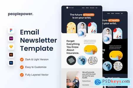 Health Insurance Email Newsletter Template