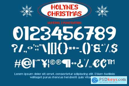 Holiness Christmas- Christmas Display Font