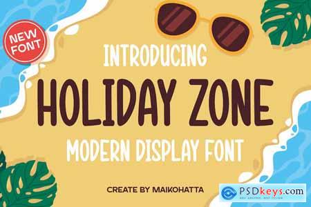 Holiday Zone - Modern Display Font