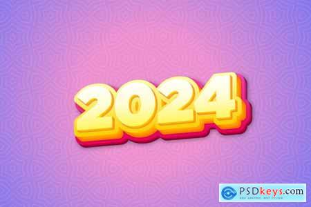 Happy New Year 3D Text Effect