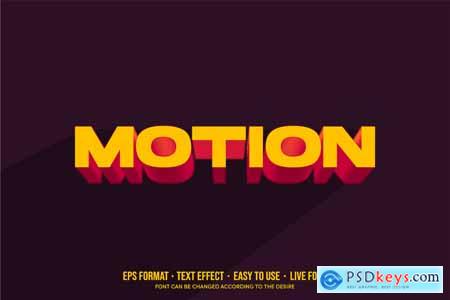 Motion 3D Text Effect