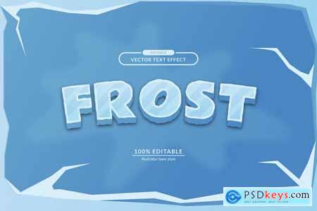 Frost Editable Text effect