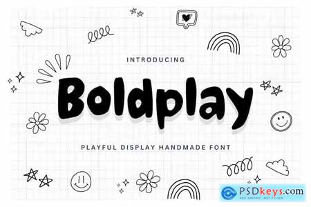 Boldplay - Playful Display Handmade Font