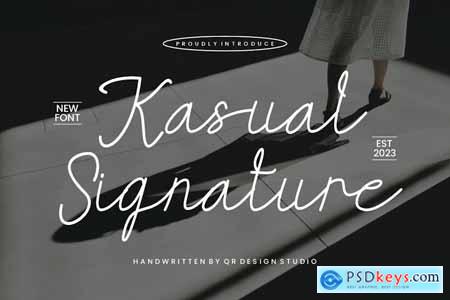 Kasual Signature - Cursive Font