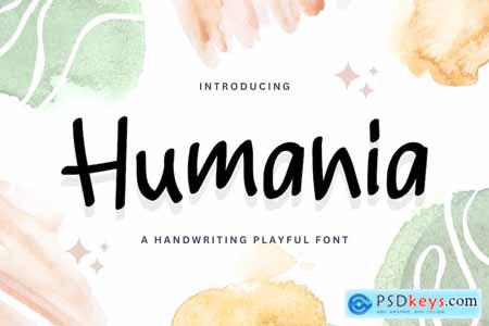 Humania - Handwriting Playful Font