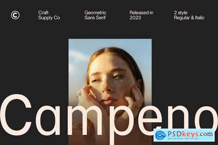 Campeno – Geometric Sans Serif