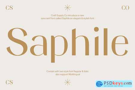 Saphile  Elegant Sans Serif