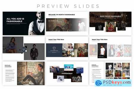 Simple Fashionable PowerPoint Template